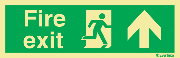 Photo luminescent Fire Exit signage